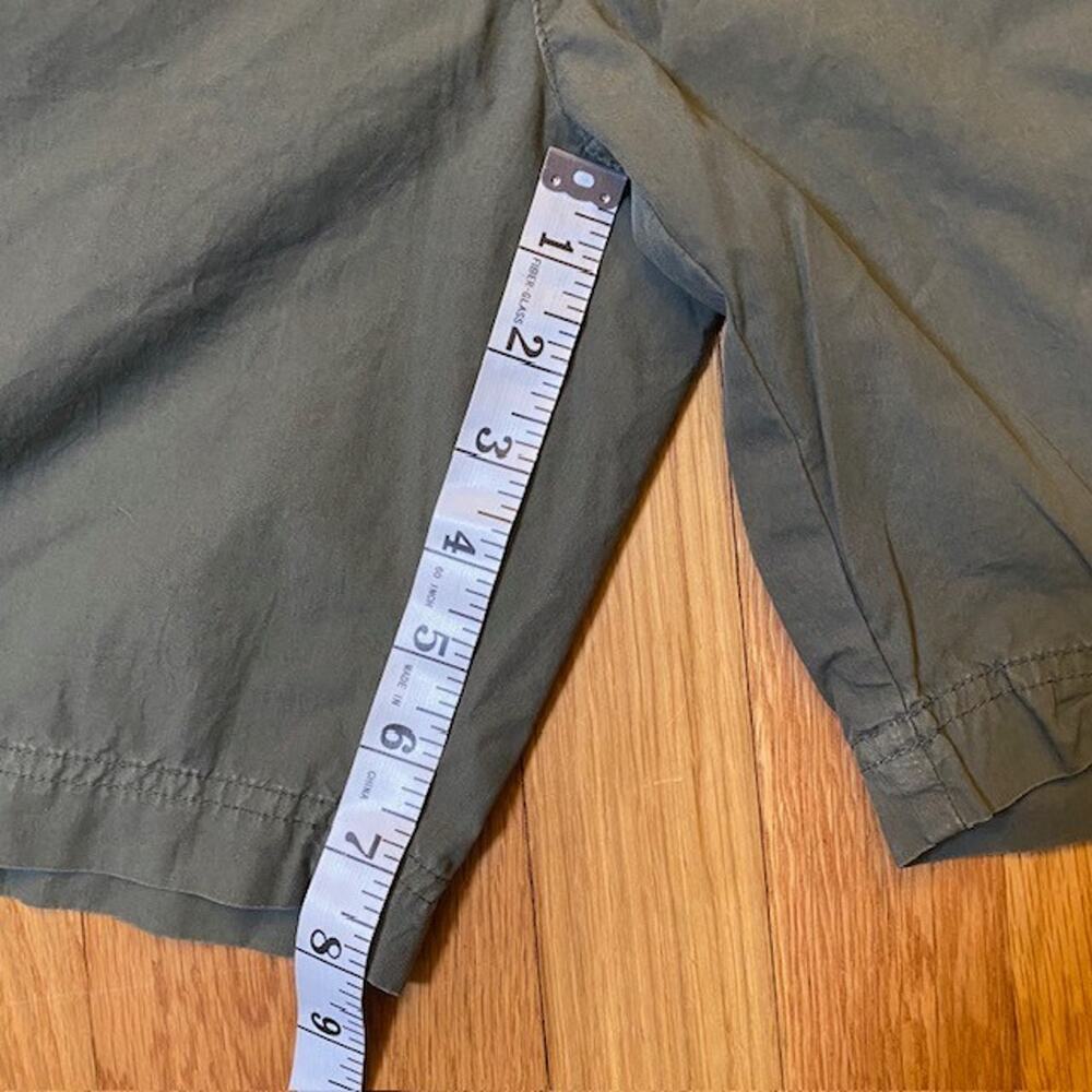 Columbia Olive Green Bermuda Shorts Womens 4 Hot Spring Falls Outdoor All Cotton - Picture 6 of 8